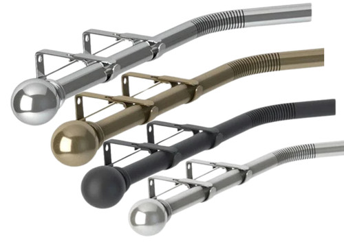 28mm eyelet curtain pole set - 28mm,