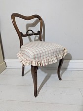 Antique Balloon Back Walnut