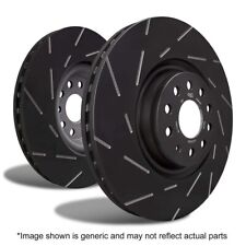 EBC Slotted Front Brake Discs Pair For Vauxhall Vectra C 2.8 VXR - 345mm