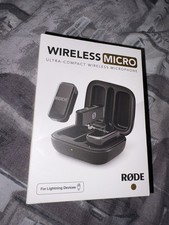 Rode Wireless Micro Lightning Microphone - Black