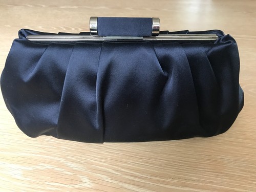 Phase eight navy satin clutch - eight,