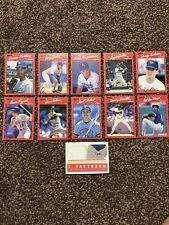 10 Single Baseball Cards