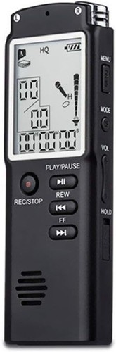 8gb lcd digital voice recorder - 8gb,