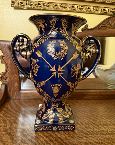 Blue gold greek - greek, handled