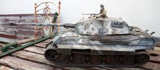 1/16 "Porsche" King Tiger static former RC model tank