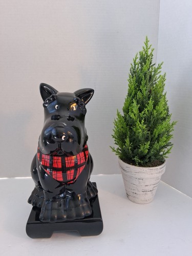 Vintage black ceramic scotty - vintage,