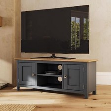 Large 2 Door TV Unit Graphite