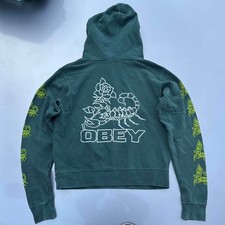 Green OBEY Girls hoodie