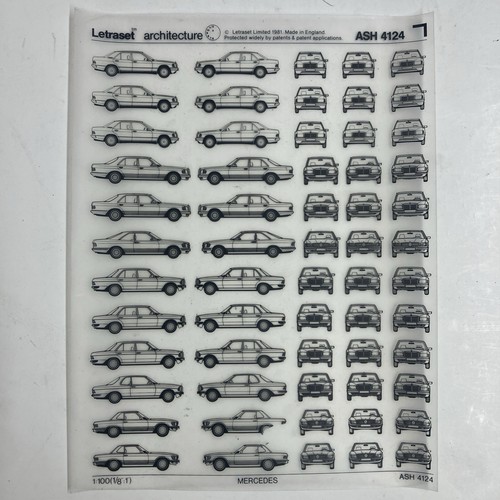 Letraset architecture cars - letraset,