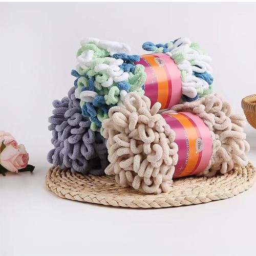 Hand woven chenille yarn - hand-woven,