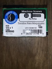 100 Hillman 1/4 X 1" Stainless