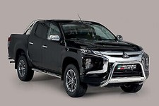 Bull Bar For Mitsubishi L200 Double Cab 2019-Up Ø 63mm A-Bar EC Approved