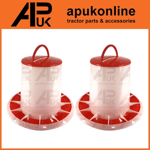 6kg seed feeder - 2x, bowl