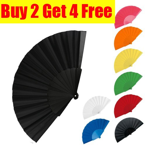 Ladies hand held folding fan - ladies,