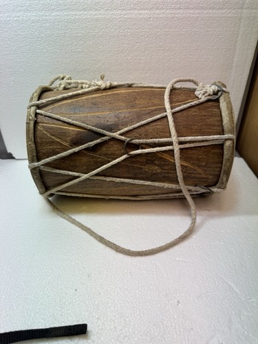 Vintage wooden drum - wooden,