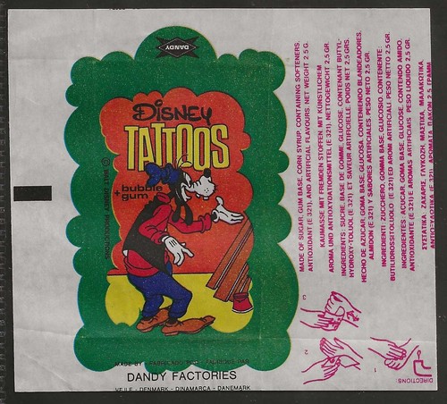 Dandy gum wrapper disney - gum, wrapper-disney
