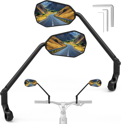 Long bike mirror hd large - long,