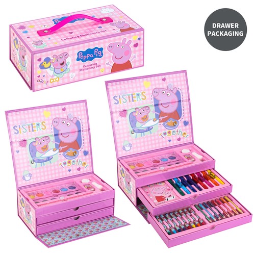 Peppa pig 52pcs - colouring, tool