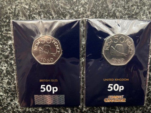 50p bunc guernsey ducal cap - 50p,
