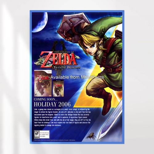 Zelda twilight princess poster - twilight,