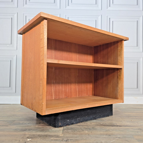Vintage oak bookcase - oak, display