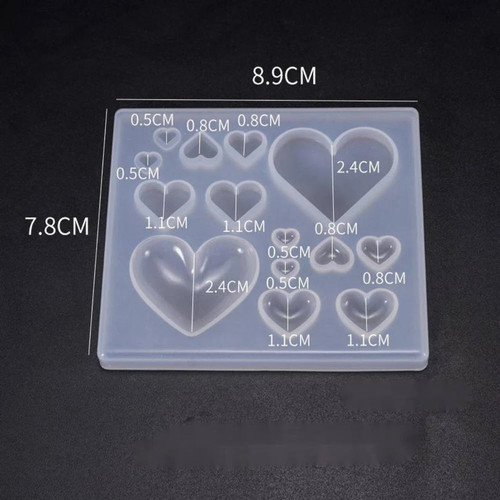 Silicone heart molds for - heart,