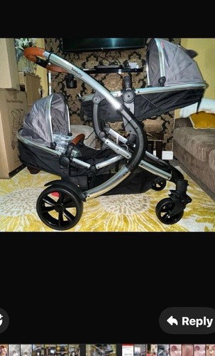 Infababy duo double buggy - infababy, and