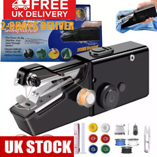 Mini Handheld Cordless Sewing Machine Hand Held Thread Stitch Clothes Portable