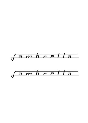 Lambretta vinyl sticker - vinyl,