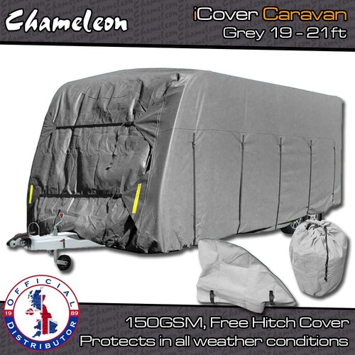 Caravan cover grey 21ft - cover,