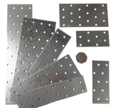 Flat Connecting Joining Plate Galvanised Heavy Duty Metal Steel Sheet Straight