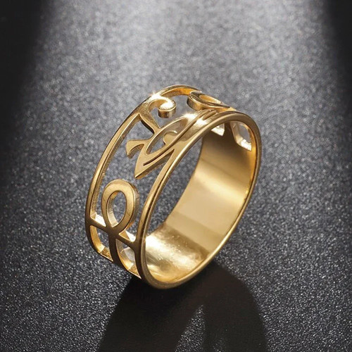 Egyptian ring eye - eye, horus