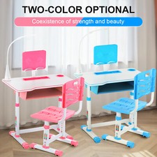 Kids Desk and Chair Set Wooden