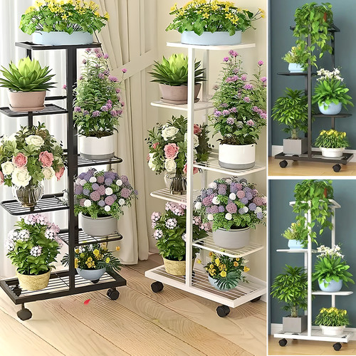 Tiers metal plant stand - metal,