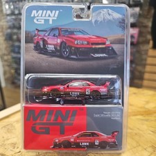 1/64 NEW Mini GT Nissan LB-ER34 Super Silhouette Skyline Red/Black RHD MGT00843