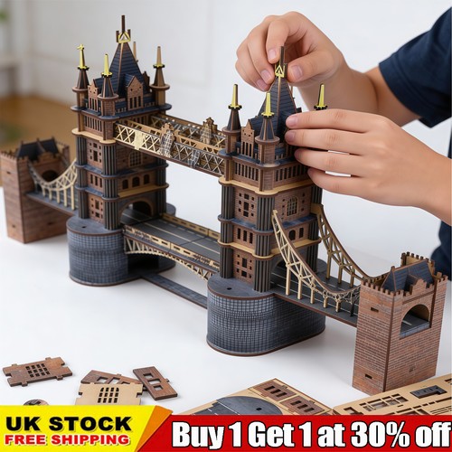 London bridge wooden puzzle - bridge,