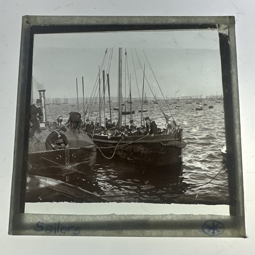 Antique magic lantern slide - magic,
