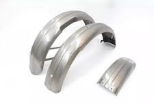 TRIUMPH 3HW 350CC FRONT & REAR MUDGUARD / Fender Set RAW STEEL /FIT FOR