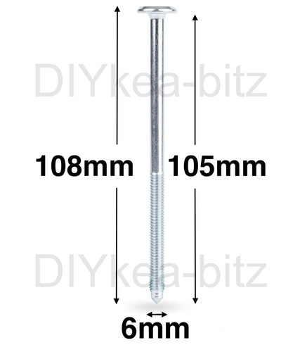 Ikea 122606 screws m6105mm - 122606,