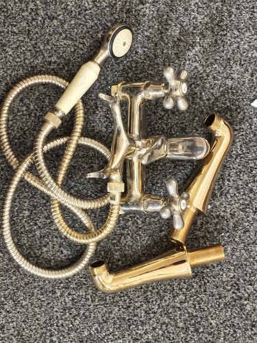 Vintage solid brass bath - vintage,