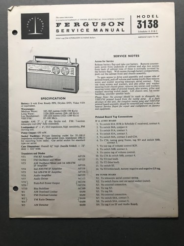 1960s vintage ferguson - ferguson, radio
