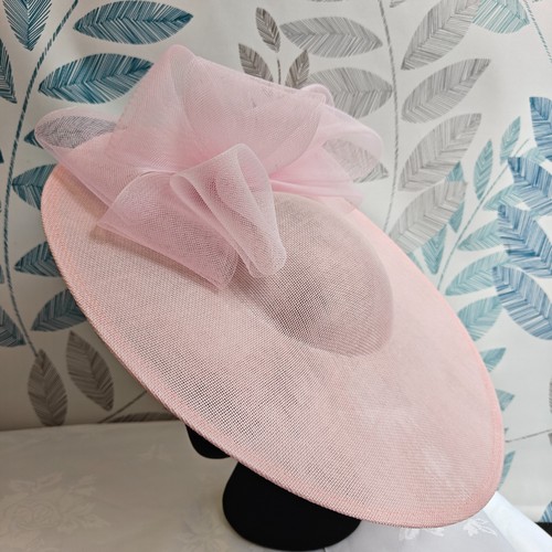 Baby pink flower wide - baby, brim