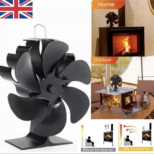 Blade stove fan log burners - 6,