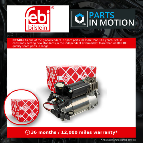 Air suspension compressor - suspension, fits