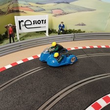 Scalextric Tri-Ang MM/B1. B1 Typhoon Motorcycle & Sidecar Early Vintage Slot Car