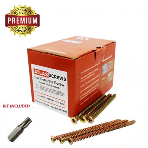 Concrete screws upvc - upvc, wood