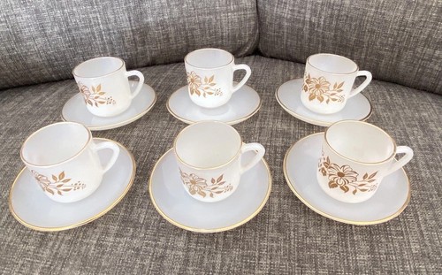 Arcopal demitasse milk glass - arcopal,