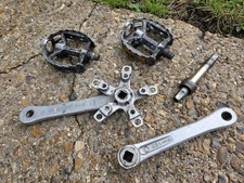 Sugino VP 170mm Crank Arms Pedals from Muddy Fox Courier 1987 mountain bike