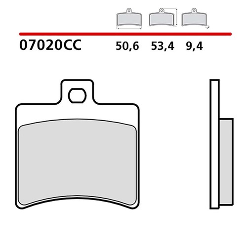 Brembo rear brake - brake, pads