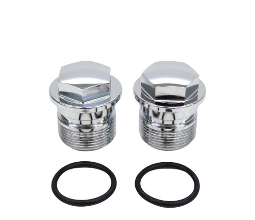 Genuine honda chrome fork bolt - chrome,